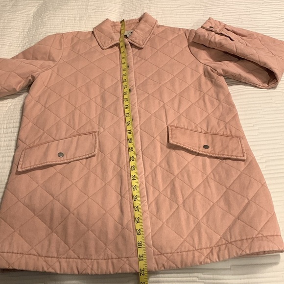 Joie Quilted Chore Barn Field Shacket Jacket Coat Pale Pink Women's Medium - Picture 16 of 16